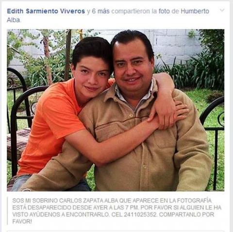 Ex candidato panista reporta desaparición de familiar