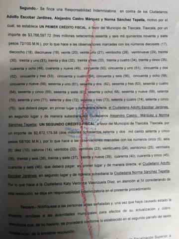 Exalcalde transa tendrá que regresar parte de lo que se llevó