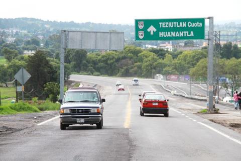Se restablece la vialidad en la carretera Apizaco-Humantla a la altura de la “Ciénega”