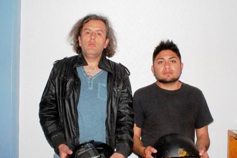 Captura PGJE a dos sujetos por robo a cuentahabiente
