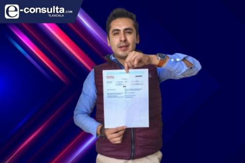 Se registra Jesús Abraham Fragoso como aspirante a alcalde de Chiautempan