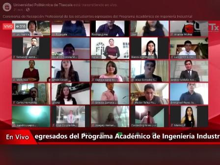 Inician ceremonias de titulación totalmente en línea en la UPTx imagen 4