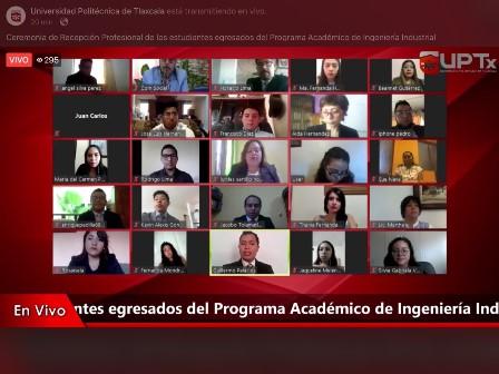 Inician ceremonias de titulación totalmente en línea en la UPTx imagen 2