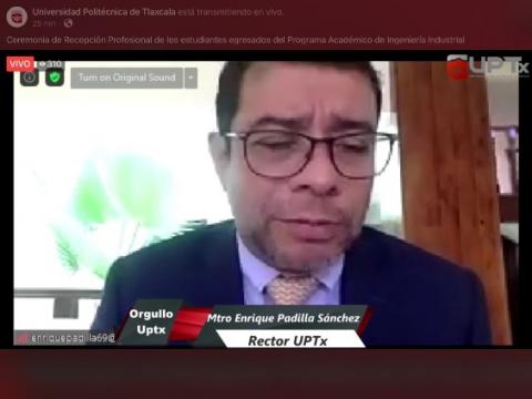 Inician ceremonias de titulación totalmente en línea en la UPTx imagen 1