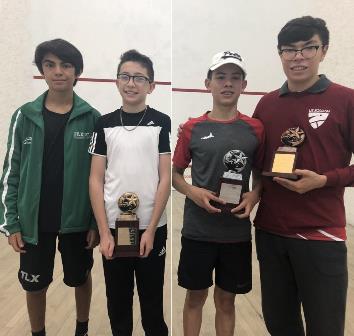 Squashistas tlaxcaltecas mantienen nivel competitivo