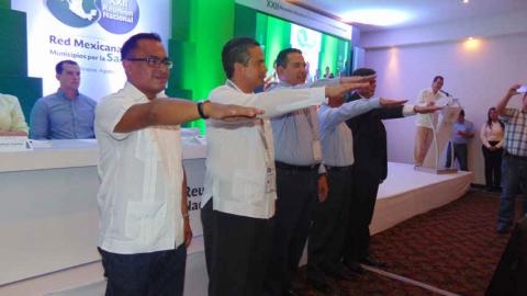 Representará Israel Muñoz a Tlaxcala en Mesa Directiva de Red Nacional de Municipios por la Salud