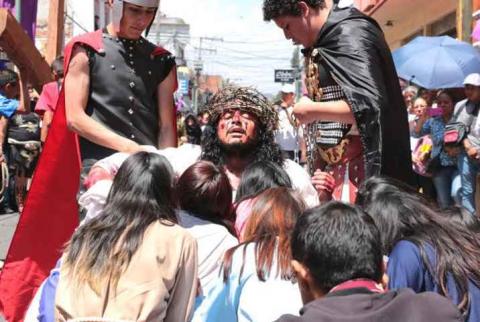 Viacrusis de Santa Ana Chiautempan 2016 imagen 10