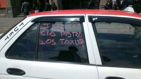 Exigen taxistas justicia y mayor seguridad