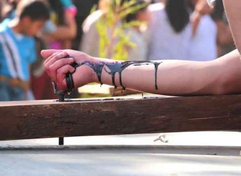 Viacrusis de Santa Ana Chiautempan 2016 imagen 13