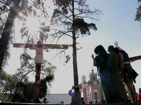 Viacrusis de Santa Ana Chiautempan 2016 imagen 1