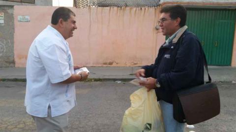Víctor Briones aprovecha la mañana con campaña de contacto directo imagen 2