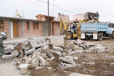Inician obra de adoquinamiento de la Calle Ocampo en Nanacamilpa imagen 1