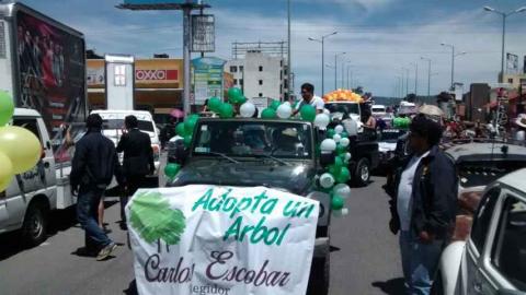 Cuarto regidor de Chiautempan inicia campaña de donación de arboles imagen 3