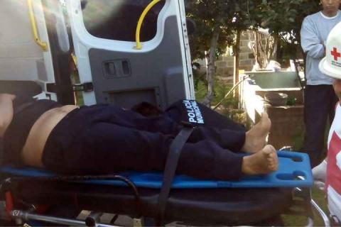 Atiende policía capitalina emergencia por disparos de arma de fuego en Atlahapa