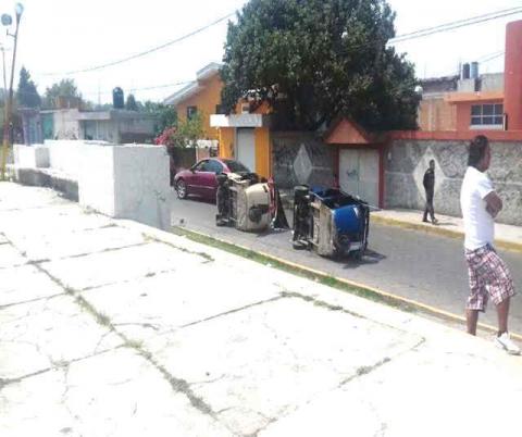 Violento enfrentamiento entre mototaxistas en Papalotla imagen 3