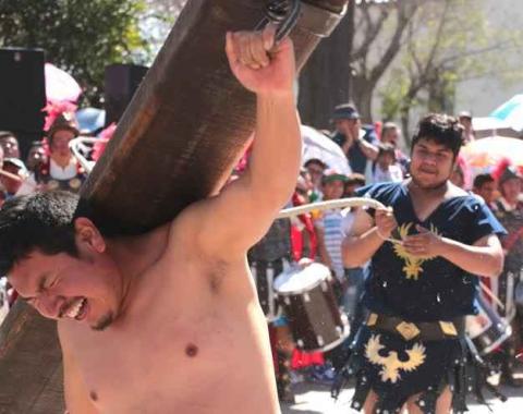 Viacrusis de Santa Ana Chiautempan 2016 imagen 5