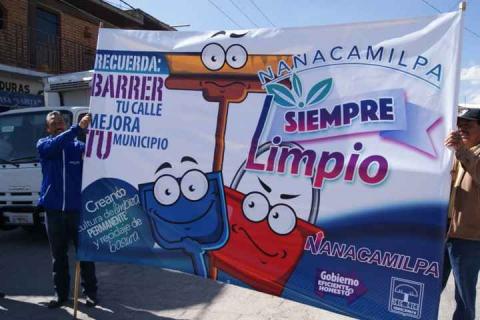 Inicia campaña “Nanacamilpa siempre limpio” imagen 3