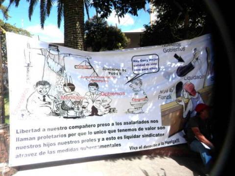 Se manifiestan trabajadores de Sandak en Calpulalpan imagen 4