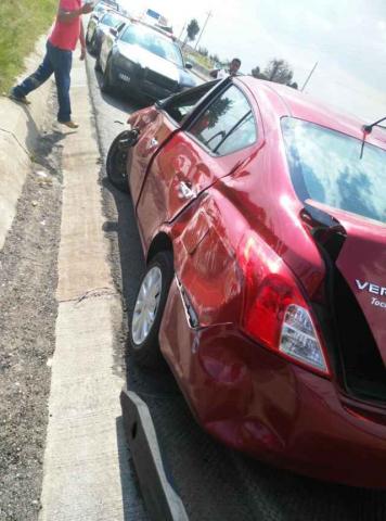 Sufre accidente escolta de la avanzada de Lorena imagen 4