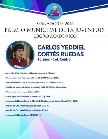 Otorga Ayuntamiento Mención Honorífica a Carlos Yeddiel Cortes imagen 2