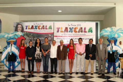 Presentan el programa general de la Feria de Tlaxcala 2015