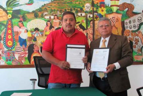 Signa convenio Tzompantepec y CEAM