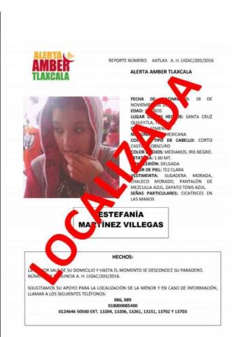 Localiza PGJE a seis menores extraviadas