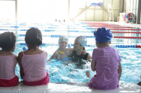 Convive AEJ con infantes en Polideportivo “Carlos Castillo Peraza” imagen 2