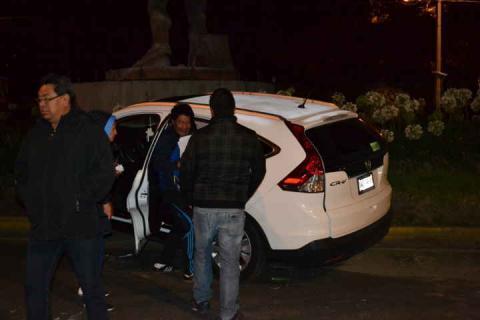 Marianistas ebrios provocan accidente imagen 1