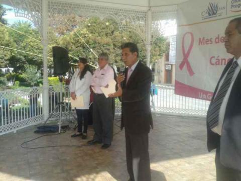 Marchan en Calpulalpan en conmemoración del mes contra Cáncer de Mama imagen 2