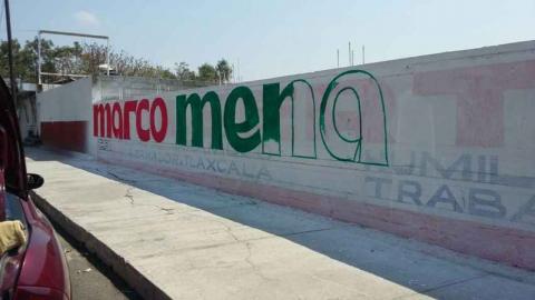 Borran bardas de Edilberto Algredo para colocar a Mena imagen 1