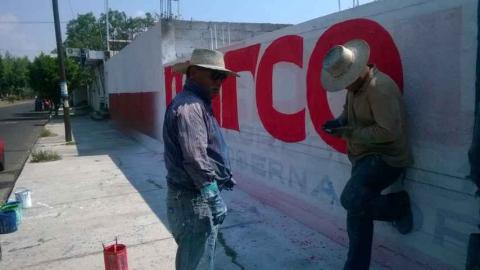 Borran bardas de Edilberto Algredo para colocar a Mena imagen 5