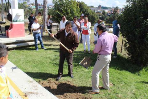 Algredo Jaramillo inicia obra en jardín de niños de Tenancingo imagen 2