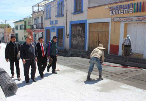 Supervisa AAL avances de la obra de la Avenida Hidalgo imagen 2