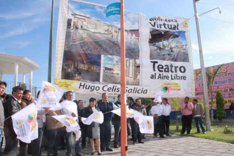 Tepetitla contara con “Biblioteca Virtual y un Teatro al aire Libre” imagen 2