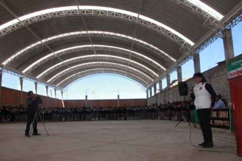Inauguran techumbre con programa 3 x 1 para migrantes imagen 4