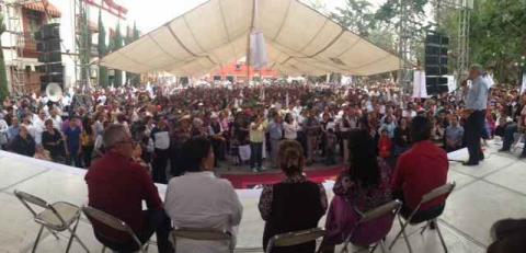 Muestran músculo AMLO y Palafox en campaña imagen 2