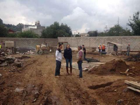Importante avance en obras de la nueva Casa de la Cultura de Nanacamilpa imagen 3