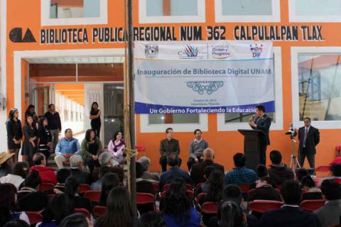 Inauguran en Calpulalpan Biblioteca Digital UNAM imagen 4