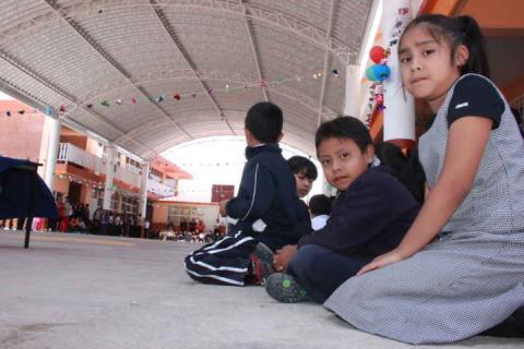Primaria Emiliano Zapata de Tepetitla, fue beneficiada con una techumbre imagen 4