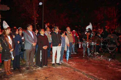 Presentan pirotecnia en Atrio Parroquial de Calpulalpan imagen 1