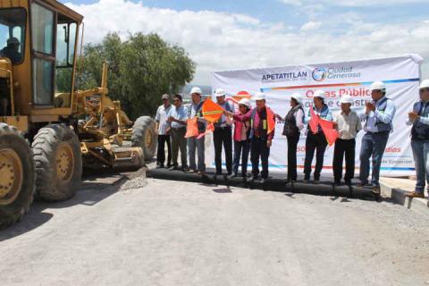 Autoridades de Apetatitlán inician obra en Circuito Chiautzingo imagen 2