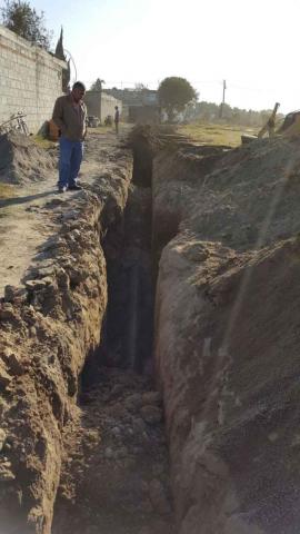La calle 5 de mayo contará con drenaje sanitario obra del alcalde