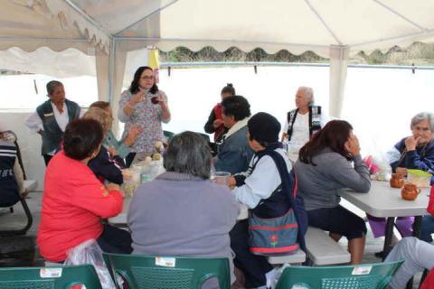 Adultos mayores asisten al “Taller de manualidades” imagen 4