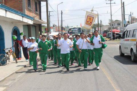 Recibe Fuego Simbólico Cuahutemoc Barranco Palacio imagen 1
