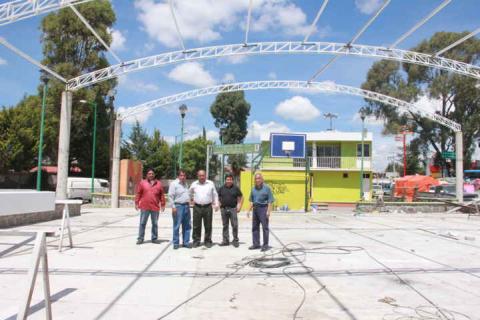 Comunidad de Emiliano Zapata de Panotla es beneficiada con una techumbre imagen 1