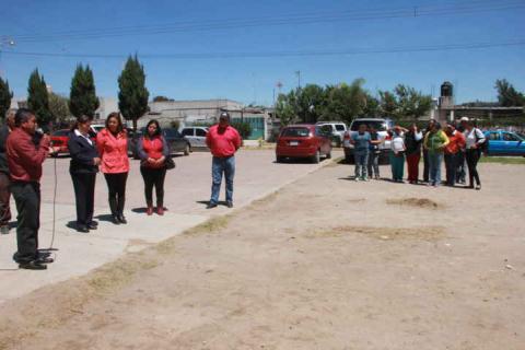 Santa Apolonia Teacalco contara con una cancha deportiva de usos múltiples imagen 2