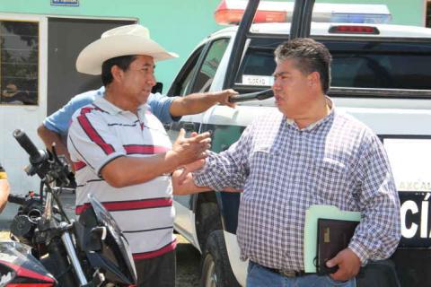 Participa policía de Zacatelco en reunión de trabajo con ejidatarios imagen 6
