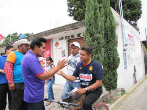 Aventaja 12 puntos Hildeberto Pérez Alvarez en Zacatelco