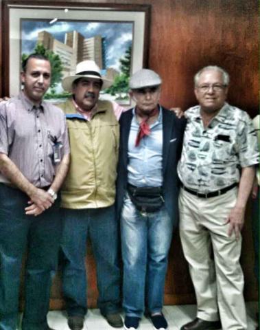 Visita Luis Andalco al "Pana" en Guadalajara